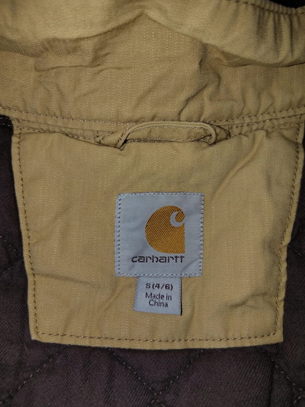 Carhartt Women's Khaki Hooded Field Jacket